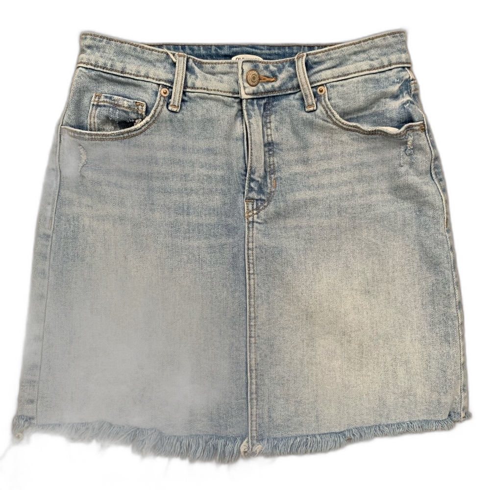 Old Navy Distressed Denim Skirt Size 2
